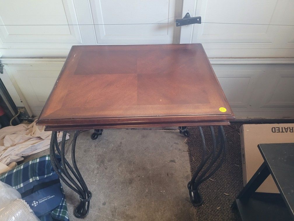 Real Wood End Table