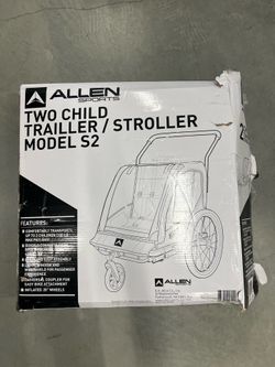Allen Sports Model S2 2-Child Bicycle Trailer