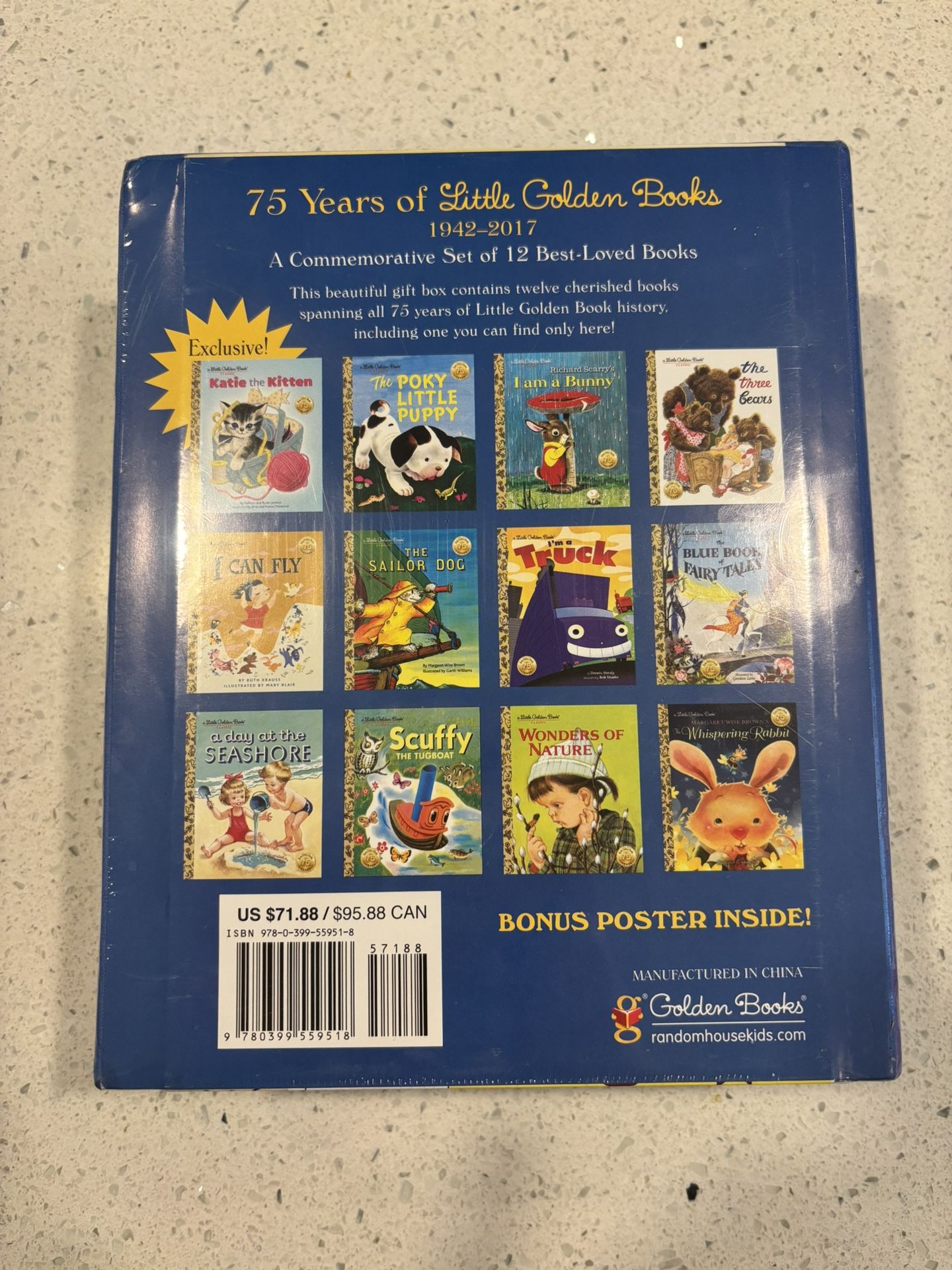 Unopened 75th Anniversary Golden Books