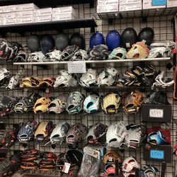 New And Used Baseball And Softball Gloves (PRICES VARY)