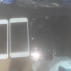 4 Broken iPhones 