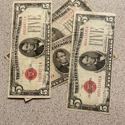 1928 Red Seal/ Billetes Antiguos😎