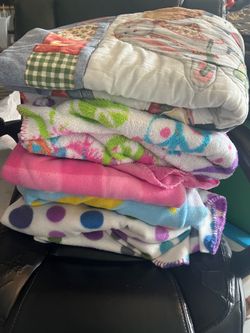 Clean throw blankets pick up today