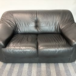 Black Leather Couch