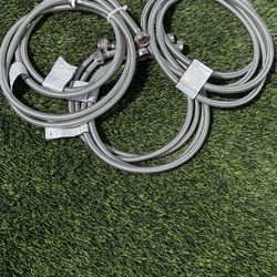 Washer water hoses and dryer gas lines NEW