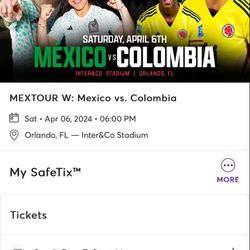 Tickets To Mexico VS Columbia 