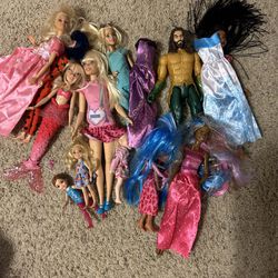 Barbie Dolls And Disney PoPs