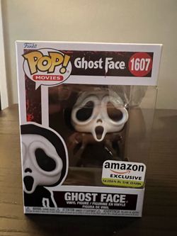 EXC GLOW Ghost Face Scream Funko Pop Horror #1607 Ghostface Movies GITD Dark