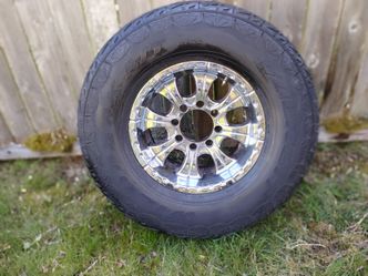 LT325/70R17. 121S truck tires and rims