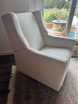 Babyletto Kiwi Cream Electronic Swivel Glider Power Recliner Nursery Chair