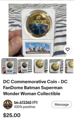 BATMAN DC Fandome coin