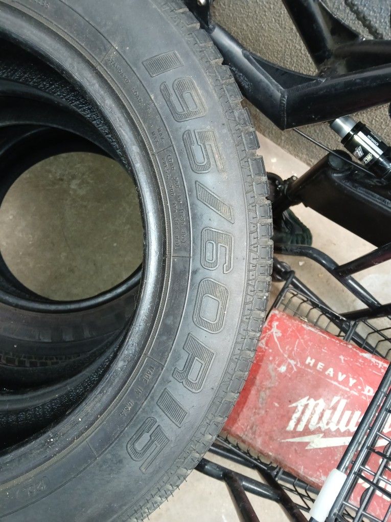 4 Set  Tires 15" 