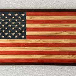 Wooden American Flag, Handmade American Flag, Gift Ideas