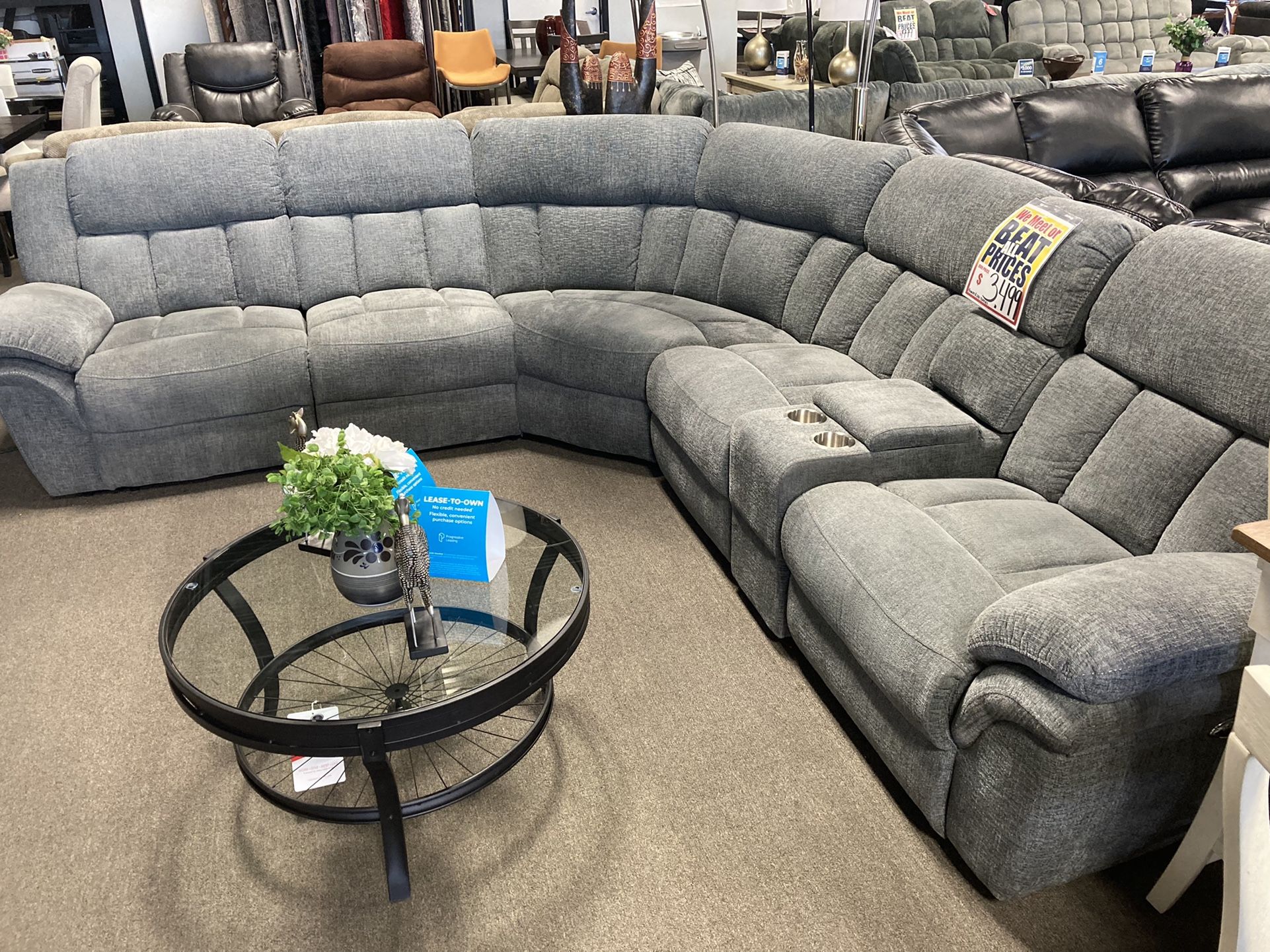 Lovely Sectional ✨💙 Easy Financing Available ✨✅