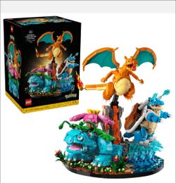 NEW ! Pokémon LEGO  - Venusaur, Charizard, Blastoise  Set