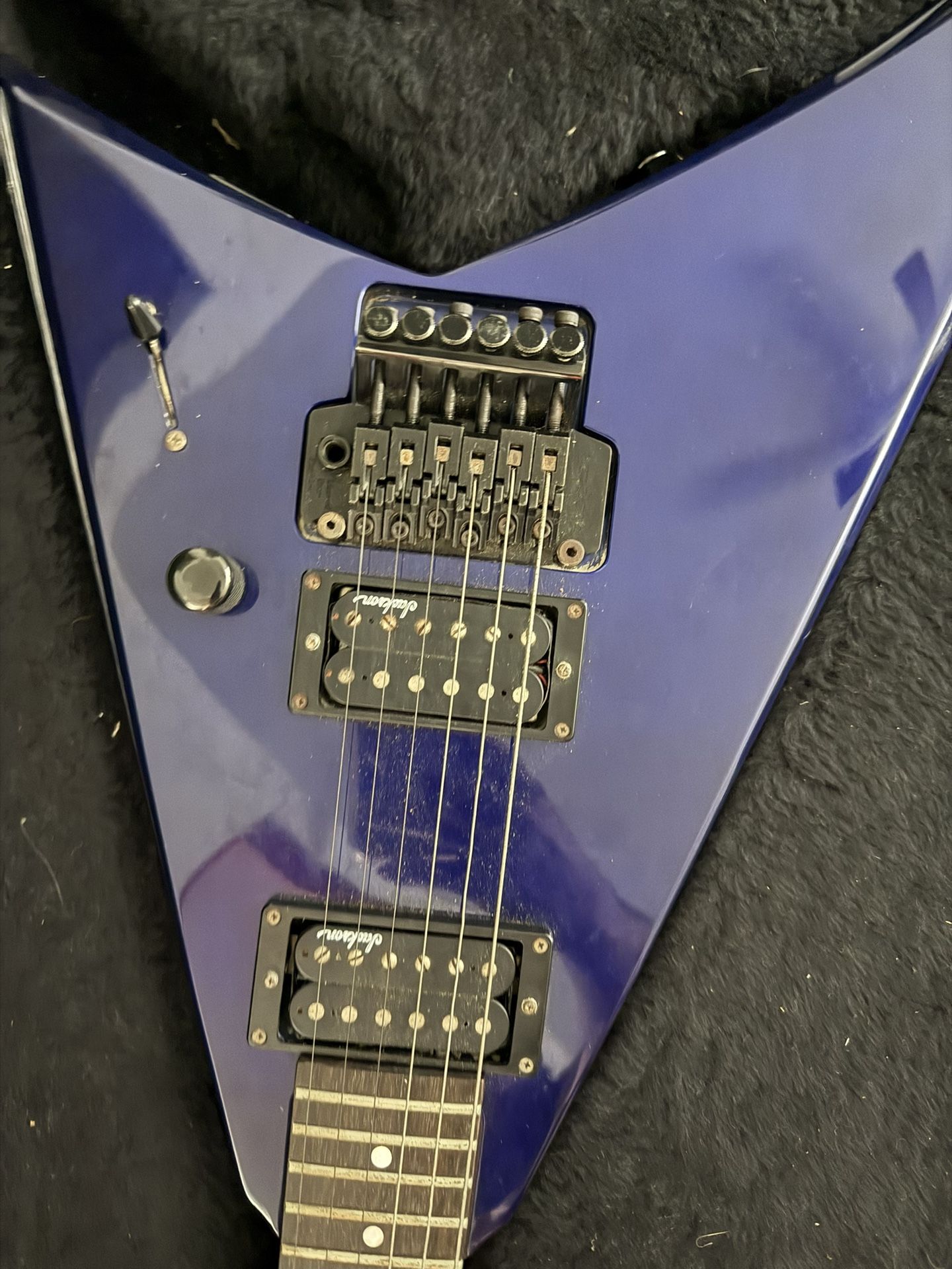 vintage 90s jackson rhoads ex professional flying v electric guitar