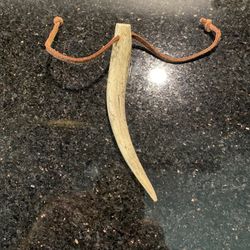 Deer Antler Tip 6” Hippie Boho Bag Charm or Necklace Jewelry 