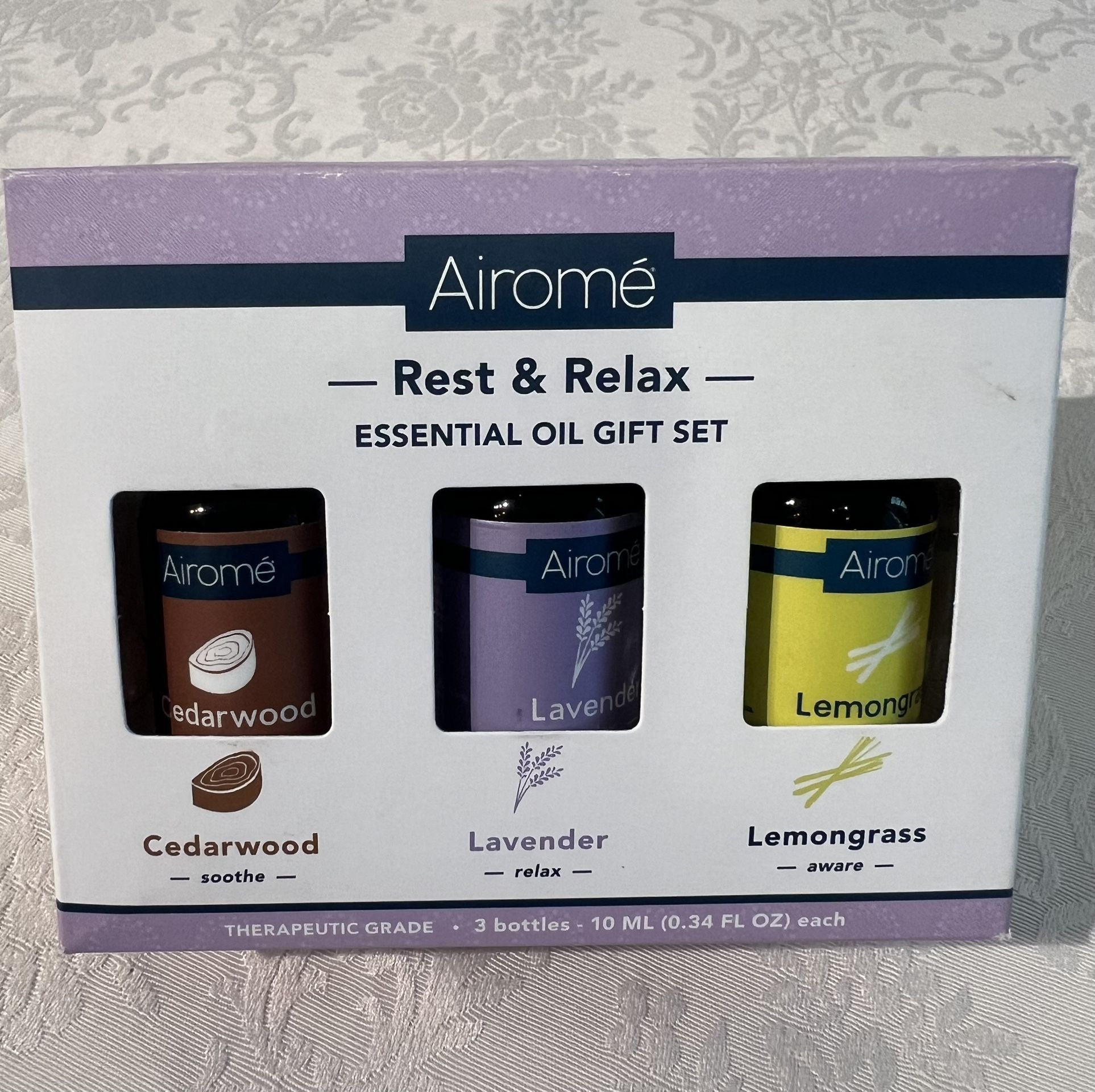 AIROME 3 ESSENTIAL OILS SET ~ 10 ML EACH ~ NEW