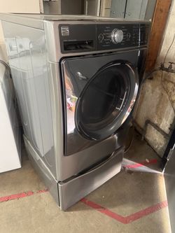 Kenmore Elite Front-Load Dryer with Pedestal