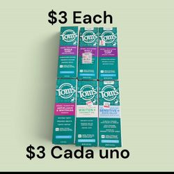 Tom's Toothpaste $3each. Price is Firm. How many do u need?