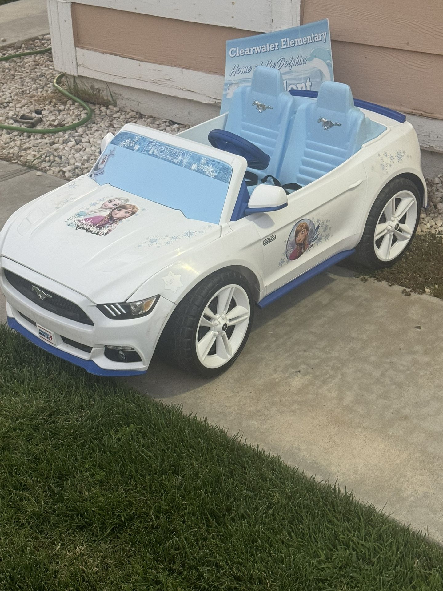 Frozen Ford Mustang Power Wheels With SmartDrive Technology