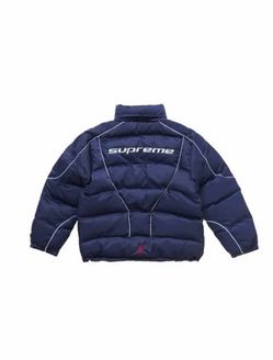 Supreme x Jordan Puffer Jacket Navy (new) sz: small