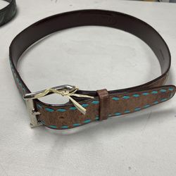 Mens Leather Belt Size 34