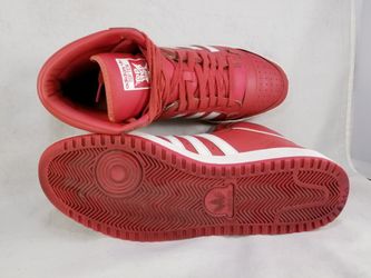 ADIDAS TOP TEN HIGH TOP SNEAKERS SHOES RED LEAHTER SIZE 14 EF2518 PRICE IS FIRM for Sale in Las Vegas NV OfferUp