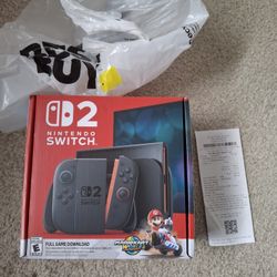 Nintendo Switch 2 + Mario Kart World (Sealed, Brand New)