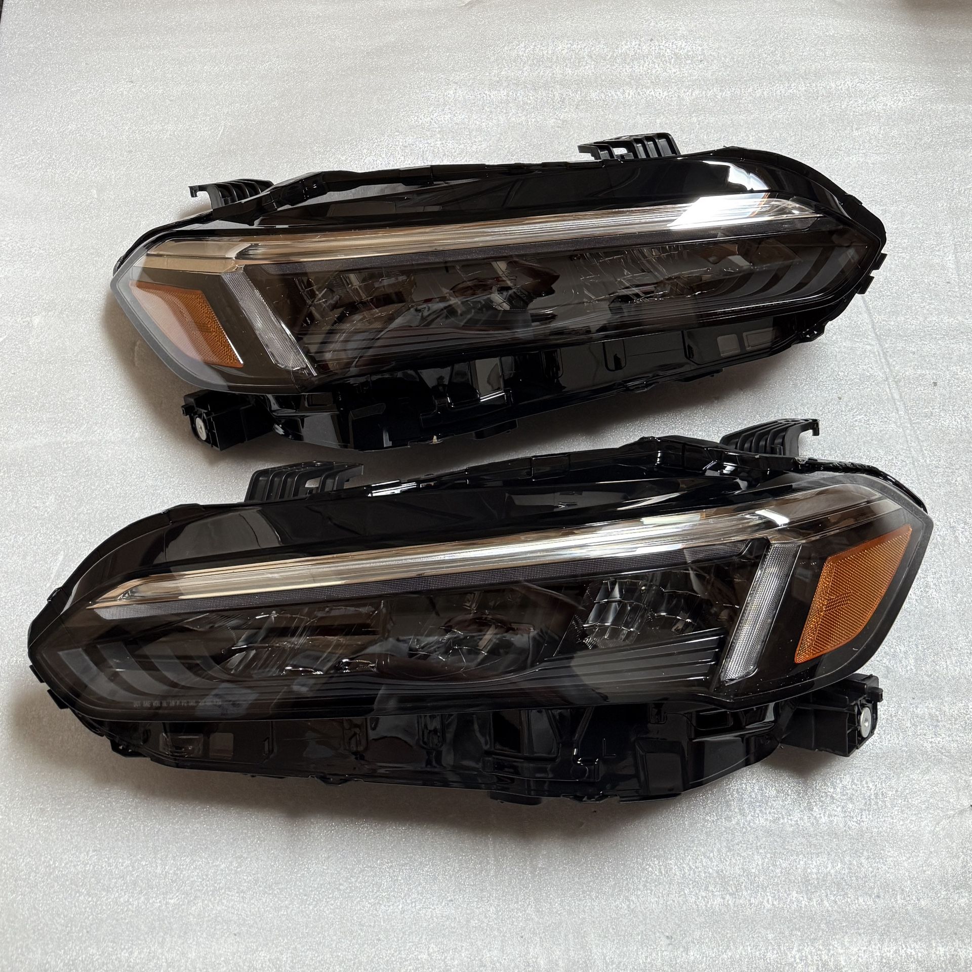 Pair 2022-2025 Honda Civic LED Headlights Headlamps Sport Touring Hybrid Left Right Side