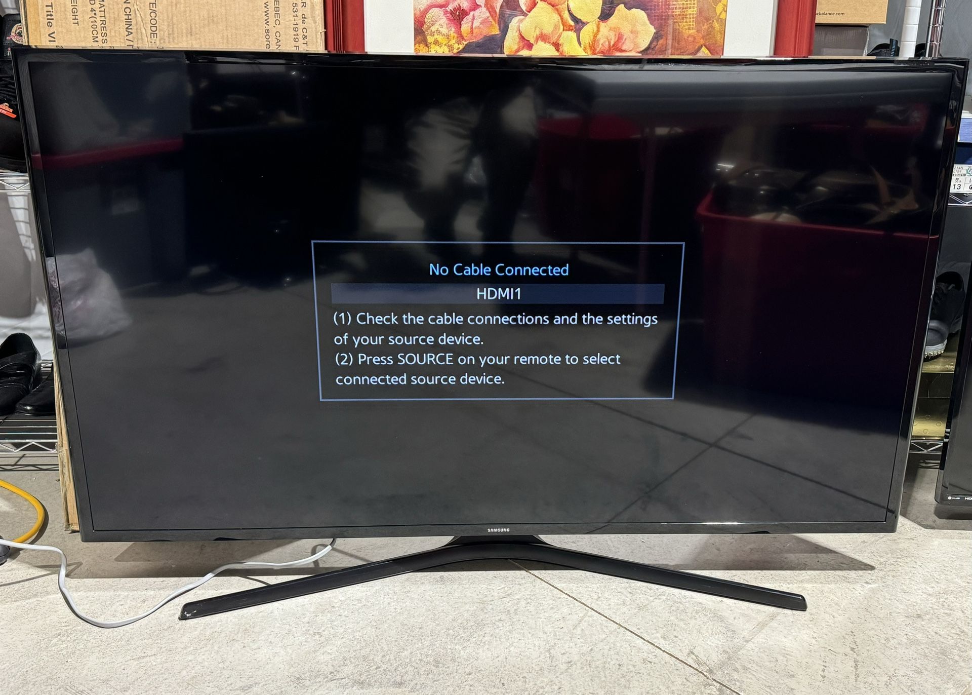 Samsung 50" Smart Led TV Model UN50J5200AF With Remote