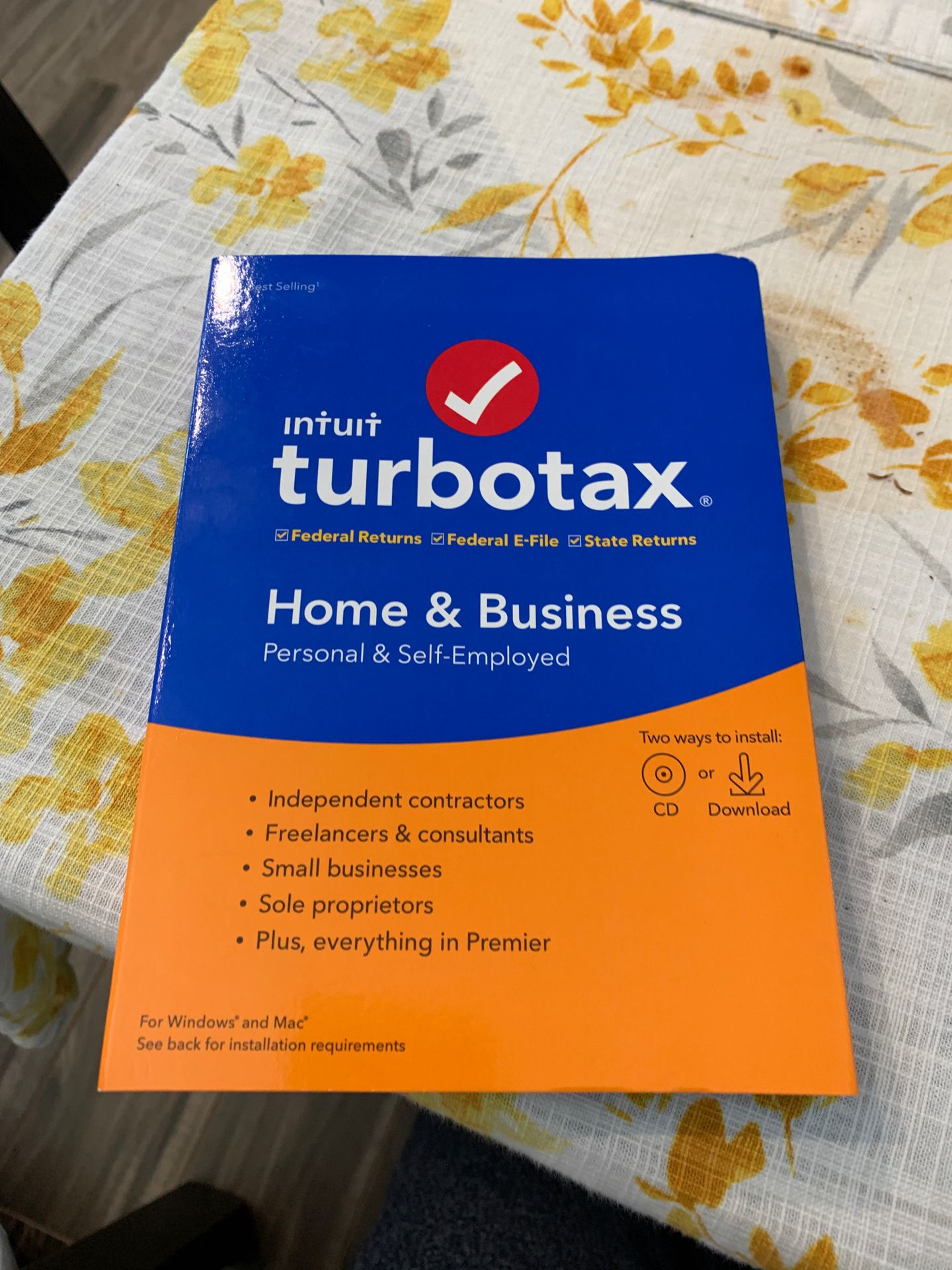 Turbotax Home and Business 2019 Software