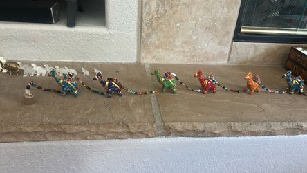 Colorful camels