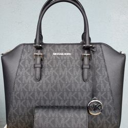 Michael Kors Large Satchel And Wallet