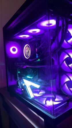 High end nzxt gaming setup