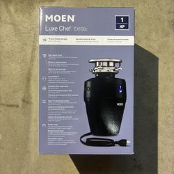 Garbage Disposal 1 HP Moen Chef Series EX100C, 360 Clean Rinse, Mount 