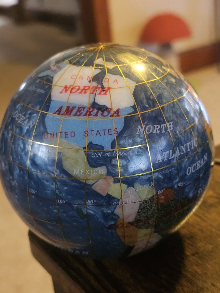 Geode Paperweight Globe