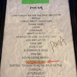 signed pouya setlist