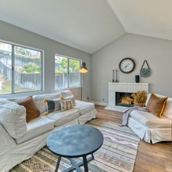 White Slip Cover Sectional Couch