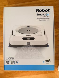 iRobot Braava Jet M6 (6110) Ultimate Robot Mop- Wi-Fi Connected, Precision Jet Spray, Smart Mapping, Works with Alexa