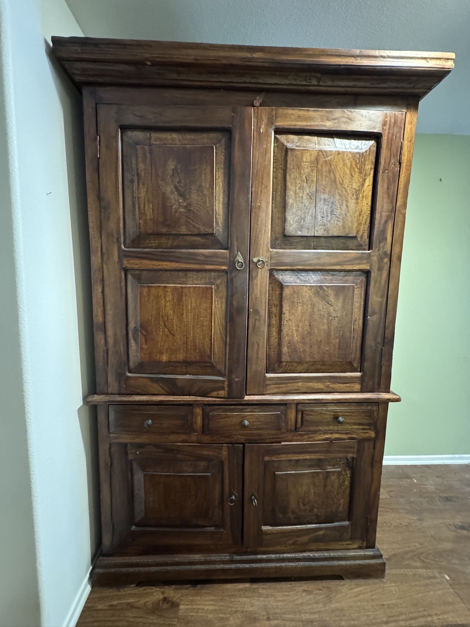 Vintage Oakwood Cabinet By Urban Habitat