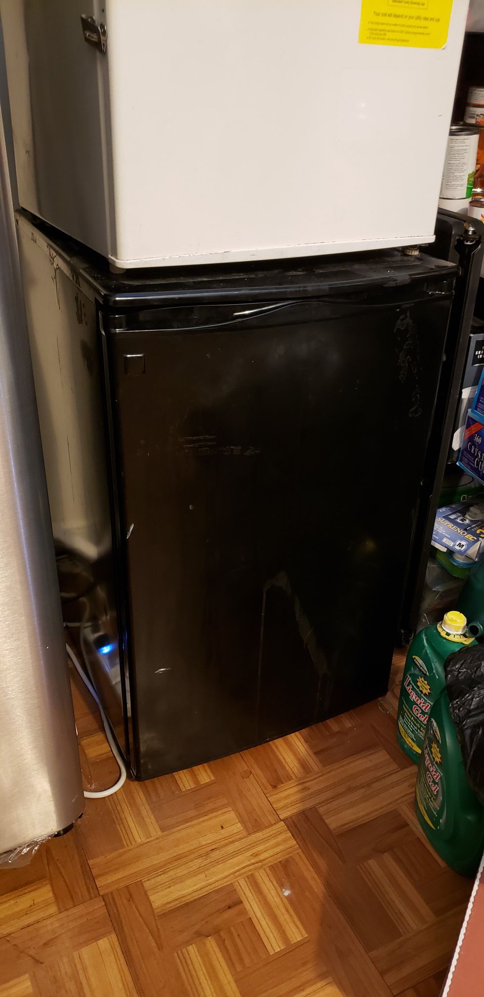 Black Mini Refrigerator