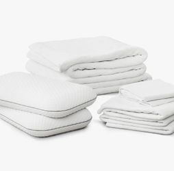 Resident Serenity Sleep Bundle Pillow, King, White 6 Count