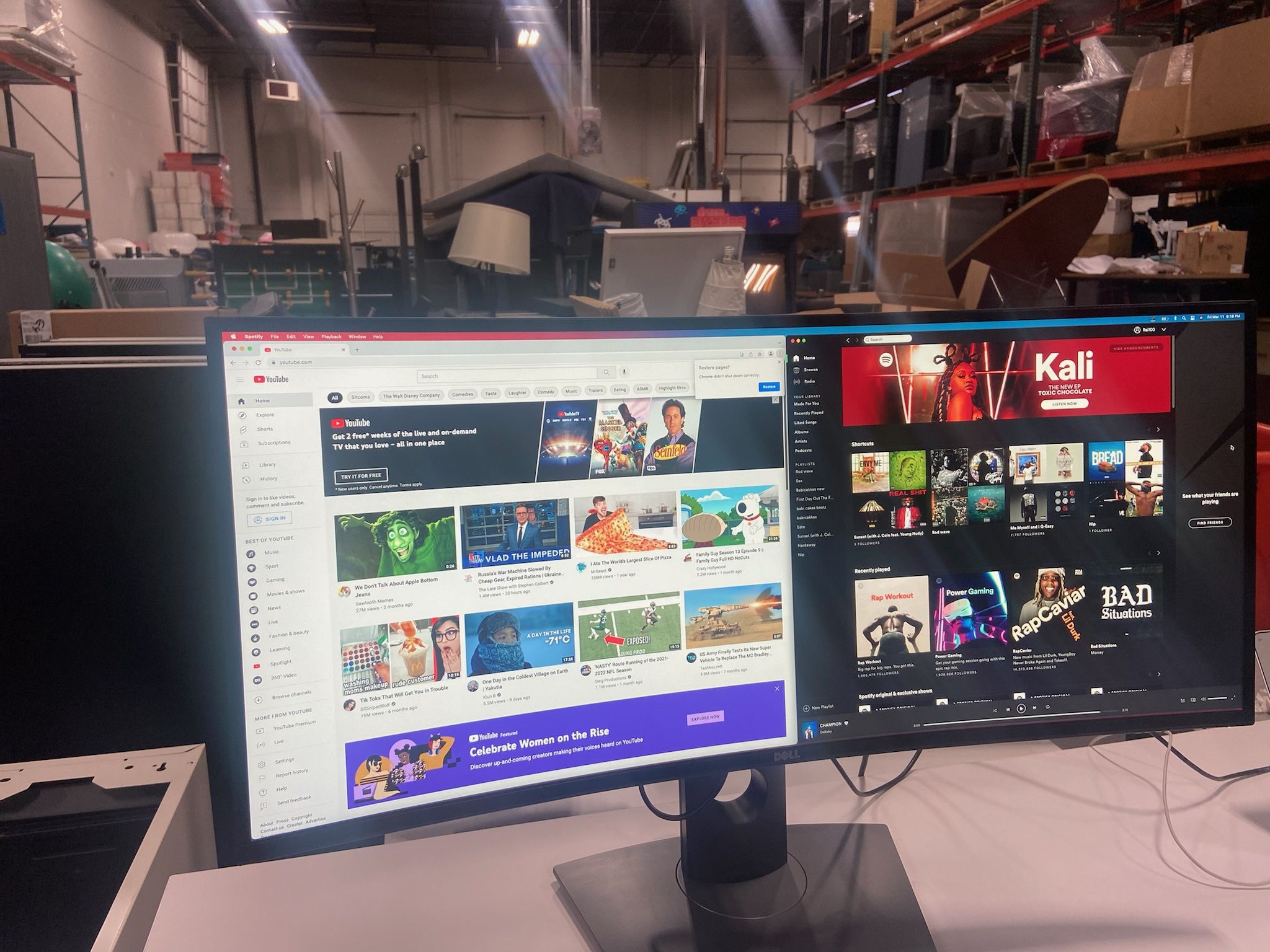 Dell 34” Ultrasharp Monitors! U3419W Monitors! We Have Monitors Arms For Sale As Well!