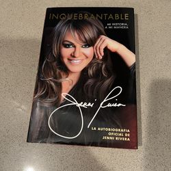 Jenny Rivera Hard Cover Book