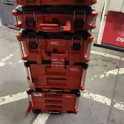 Milwaukee Tool Boxes Pack out 