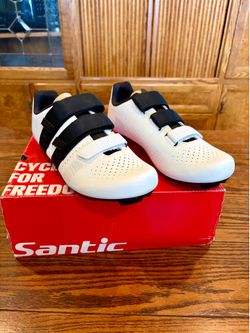 Santic Cycling Shoes s20017w size 9.5 us 44 eur
