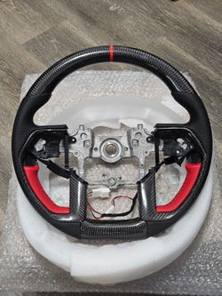 BRAND NEW 2022-2026 Toyota Tundra Tacoma 4Runner Real Carbon Fiber Steering Wheel W/ Heated Function
