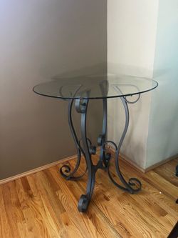 Glass table