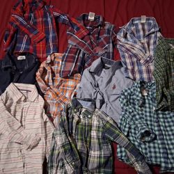 Boys Dress Up /plaid Shirts 2t 3t